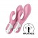 Розовый вибратор-кролик с расширением Air Pump Bunny 2 - 20,4 см. - Satisfyer купить в Черкесске с доставкой в Orgasmix.ru Розовый вибратор-кролик с расширением Air Pump Bunny 2 - 20,4 см. - Satisfyer