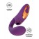 Фиолетовый вибромассажер с клиторальной стимуляцией Megam - ToyFa купить в Черкесске с доставкой в Orgasmix.ru Фиолетовый вибромассажер с клиторальной стимуляцией Megam - ToyFa