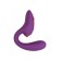 Фиолетовый вибромассажер с клиторальной стимуляцией Megam - ToyFa купить в Черкесске с доставкой в Orgasmix.ru Фиолетовый вибромассажер с клиторальной стимуляцией Megam - ToyFa