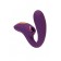 Фиолетовый вибромассажер с клиторальной стимуляцией Megam - ToyFa купить в Черкесске с доставкой в Orgasmix.ru Фиолетовый вибромассажер с клиторальной стимуляцией Megam - ToyFa