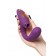 Фиолетовый вибромассажер с клиторальной стимуляцией Megam - ToyFa купить в Черкесске с доставкой в Orgasmix.ru Фиолетовый вибромассажер с клиторальной стимуляцией Megam - ToyFa