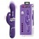 Фиолетовый вибратор Coale с ротацией бусин и возвратно-поступательными движениями - 22,6 см. - Baile купить в Черкесске с доставкой в Orgasmix.ru Фиолетовый вибратор Coale с ротацией бусин и возвратно-поступательными движениями - 22,6 см. - Baile