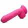 Розовый фаллоимитатор на присоске 8.25 Dildo with Balls - 22,8 см. - XR Brands купить с доставкой в интернет-магазине Orgasmix в Черкесске Розовый фаллоимитатор на присоске 8.25 Dildo with Balls - 22,8 см. - XR Brands
