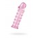 Гелевая розовая насадка на фаллос с шипами - 12 см. - Toyfa Basic - в Черкесске купить с доставкой Гелевая розовая насадка на фаллос с шипами - 12 см. - Toyfa Basic - в Черкесске купить с доставкой